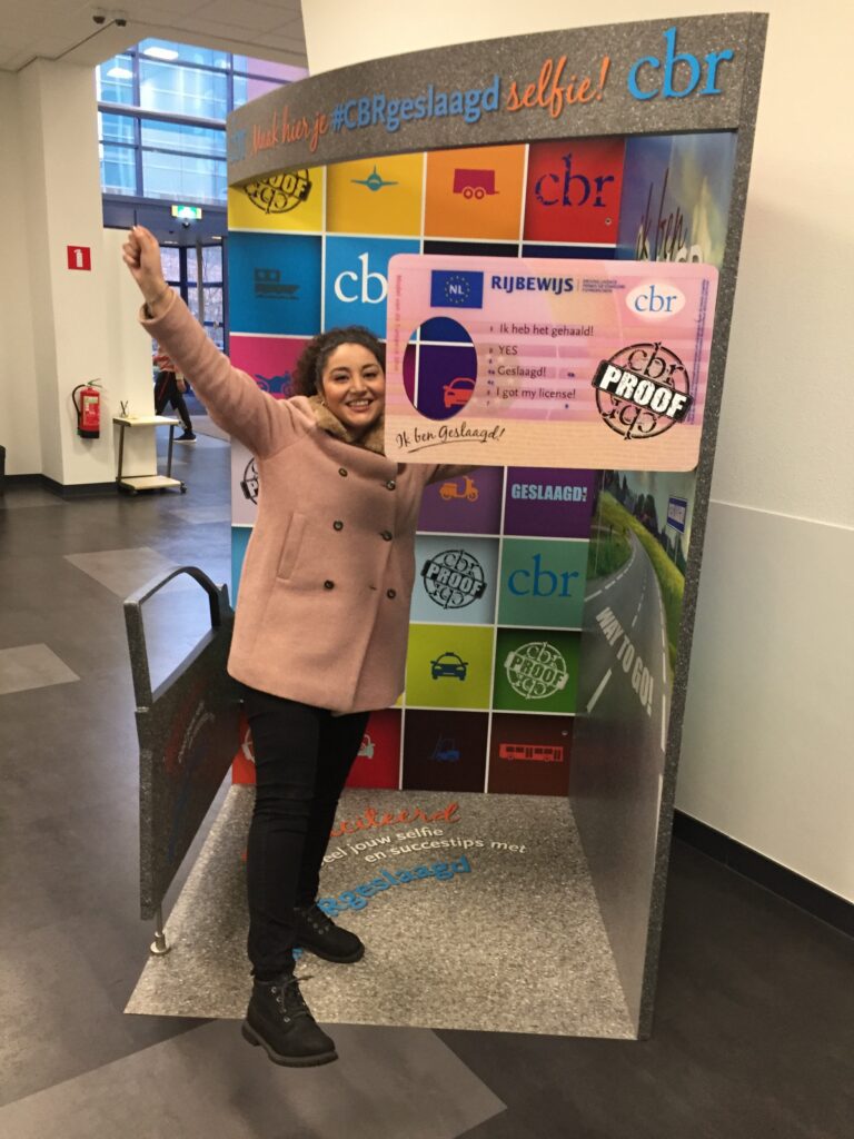 Geslaagde leerling van Rijschool Vonk